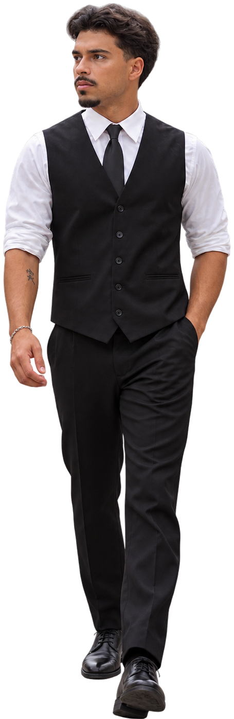 Manuel Machado walking