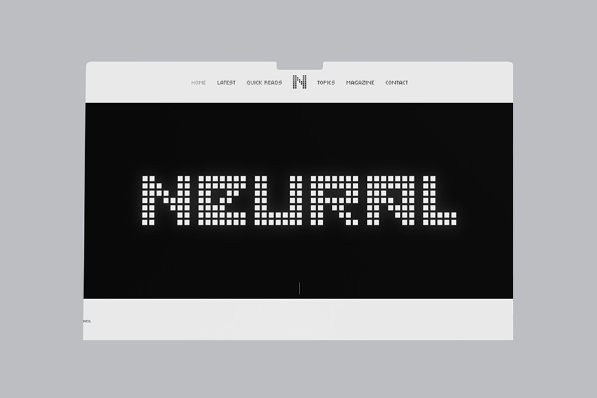 Neural Magazine website
